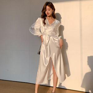 <span class=keywords><strong>ชุด</strong></span><span class=keywords><strong>เด</strong></span><span class=keywords><strong>รส</strong></span>แขนยาวสี<span class=keywords><strong>ขาว</strong></span>สำหรับผู้หญิง,<span class=keywords><strong>ชุด</strong></span><span class=keywords><strong>เด</strong></span><span class=keywords><strong>รส</strong></span>หรูสไตล์ลำลองสำหรับผู้หญิง - Product Image 4