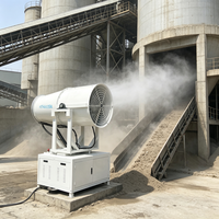 Canon à brouillard haute pression avec une portée de 50 mètres pour le contrôle des odeurs et de la poussière dans les zones de déchets de papier des rizières