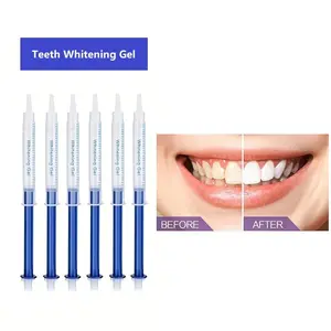 Oral Cleaning Pen Natural Coconut Formula 1 Ml 2 Ml No Sensitivity Smile Teeth Whitening Gel Brush Pen Custom Logo