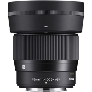 Lente Contemporánea DC DN de 56 mm F1.4 para Montura Fuji X (APS-C) Micro Cuatro Tercios, Paquete con Batería y Bolsa para Accesorios (3 Artículos) - Product Image 1