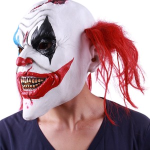 Masque <span class=keywords><strong>de</strong></span> cosplay <span class=keywords><strong>de</strong></span> zombie <span class=keywords><strong>de</strong></span> Noël en latex, masque <span class=keywords><strong>de</strong></span> crâne d'horreur, capuche <span class=keywords><strong>de</strong></span> fantôme en caoutchouc, masque <span class=keywords><strong>de</strong></span> <span class=keywords><strong>Joker</strong></span> OEM, masques <span class=keywords><strong>de</strong></span> fête intégraux - Product Image 3