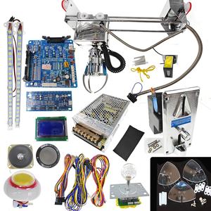 30CM Mini Greifautomat Bausatz Racing Portalkran Spielzeug Verkaufsautomat LCD Spielplatine 24V Netzteil LED Münzbetriebene Spiele - Product Image 1