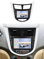 Autoradio Android MEKEDE 7 pouces H2 H4 H6 avec écran tactile, lecteur MP3 et vidéo pour Hyundai Verna Solaris Accent 2010-2016