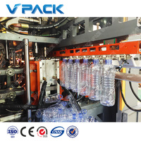 Machine de soufflage de bouteilles à 6 cavités à pas variable 14000BPH pour bouteilles d'eau minérale