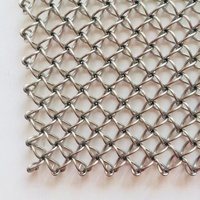 Grillage métallique tissé en acier inoxydable à maille plate, grande ouverture, pour design de plafond, découpe et pliage
