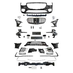Mercedes-Benz S-Class W223 Body Kit Front Bumper Side Skirts Rear Bumper Diffuser PC Material 20KG - Product Image 2