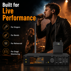 In-<span class=keywords><strong>Ear</strong></span>-Monitor Drahtloses System Professionell für Auftritte, PSM900 Stereo Drahtloses Monitorsystem - Product Image 6