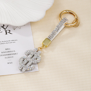 Gantungan Kunci Kreatif Berlian Dolar AS dengan Simbol Dolar untuk Mobil, Tas, Dompet, Tas Sekolah - Product Image 3