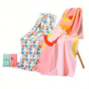 Serviettes de plage en microfibre à séchage rapide, légères et surdimensionnées, sans sable, pour adultes, pour la piscine et la natation - Product Image 1