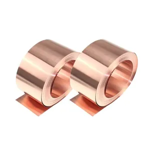 Factory Customized Cu99.9%min T2 Soft / Half Hard Pure Alloy Thin Copper Foil / Strip Coil