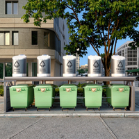 Système de Conteneur de Déchets Souterrain Automatique Personnalisé en Métal pour Collecte des Déchets