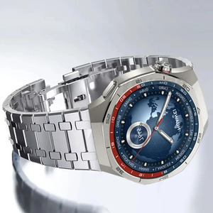 Bracelets de montre universels en acier inoxydable de 22mm pour <span class=keywords><strong>Huawei</strong></span> <span class=keywords><strong>Watch</strong></span> GT5 GT5Pro Bracelets de montre de luxe en acier pour Redmi 5 Active 5 Lite - Product Image 1
