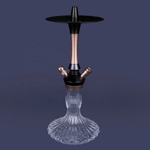 Vente en gros pas cher narguilé portable de taille moyenne en aluminium narguilé Shisha narguilé russe usine Yiwu - Product Image 3