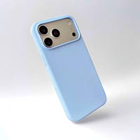 Coque de téléphone de luxe pour iPhone 18 Pro Max, officielle, originale, en silicone liquide magnétique, antichoc, avec bouton AI et boîte.