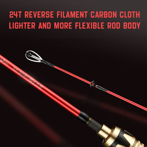 คันเบ็ดคาร์บอนไฟเบอร์น้ำหนักเบาพิเศษ 1.5 ม./1.68 ม. สำหรับตกปลาหมึก <span class=keywords><strong>EGI</strong></span> แบบสปินนิ่ง คันเบ็ดตกปลาหมึกยักษ์ คันเบ็ดตกปลาแบบ Baitcasting - Product Image 3