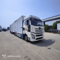 Remorque de fret logistique à 3 essieux à bas prix, de haute qualité et personnalisable, semi-remorque de type boîte fermée de 16 mètres