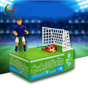 Dessin animé coups objectif joueur de football en plastique <span class=keywords><strong>tirelire</strong></span> - Product Image 6