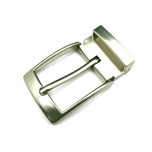 공장 맞춤형 도금 색상 35mm 아연 합금 고급 가죽 벨트 하드웨어 뒤집을 수있는 핀 벨트 버클 - Product Image 4