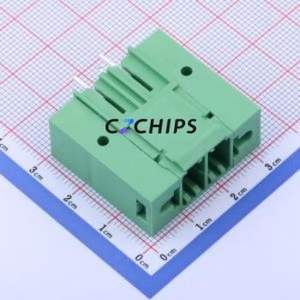 JL5EDGVHM-76202G01 Plug-in Terminal Block Through hole,P=7.62mm Board-to-Board / Socket - Closed Screw Fixing 1x2P 7.62mm - Product Image 1