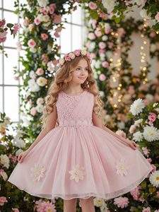 Elegante stile del fiore gril Dei Bambini del <span class=keywords><strong>vestito</strong></span> da sposa <span class=keywords><strong>festa</strong></span> <span class=keywords><strong>di</strong></span> <span class=keywords><strong>laurea</strong></span> <span class=keywords><strong>vestito</strong></span> bello del bambino della ragazza <span class=keywords><strong>di</strong></span> compleanno <span class=keywords><strong>vestito</strong></span> per 3YRS - Product Image 5