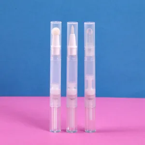Tubo de lápiz cosmético de plástico corrector de esmalte de uñas de gel uv de 2ml