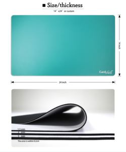 แผ่นรองเมาส์เกมมิ่งยางพิมพ์ลายแบบ Sublimation ขนาด 600x300x2 มม. พื้นผิวกันลื่น สำหรับเล่นเกม <span class=keywords><strong>Yugioh</strong></span> TCG - Product Image 5