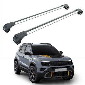 Barras Transversales para Techo de Jeep Avenger 4xe, Portaequipajes de Aluminio Plateado y Negro, Ajuste Personalizado, Venta al Por Mayor - Product Image 1