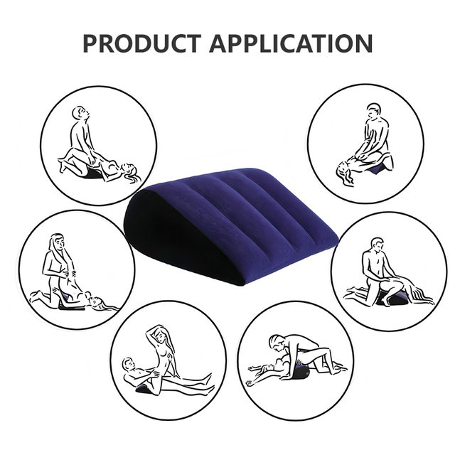 Comfortable Quilted Upholstered Wedge Pillow Triangle Shape 100% Polyester Customizable Reading TV Posture Support Sexual