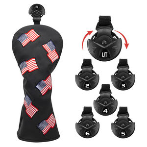 Wholesale Price Pu Leather Golf Club Driver <b>Covers</b> Custom Embroidery Golf Headcovers Golf Clubs <b>Head</b> <b>Cover</b> - Product Image 4
