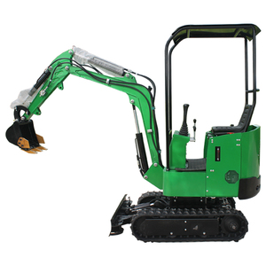 Compre la Miniexcavadora Hidráulica CE Más Pequeña de 0.4M3 y 1 Tonelada para Trabajos Agrícolas, con Accesorios, Cabina Cerrada, Miniexcavadora - Product Image 4