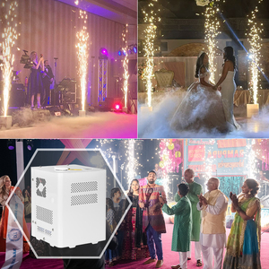 Stages Mini Cold Spark Machine 350w Spray 3 Meters Battery Mini Cold Pyro Machine for Wedding Party Each Family Celebration