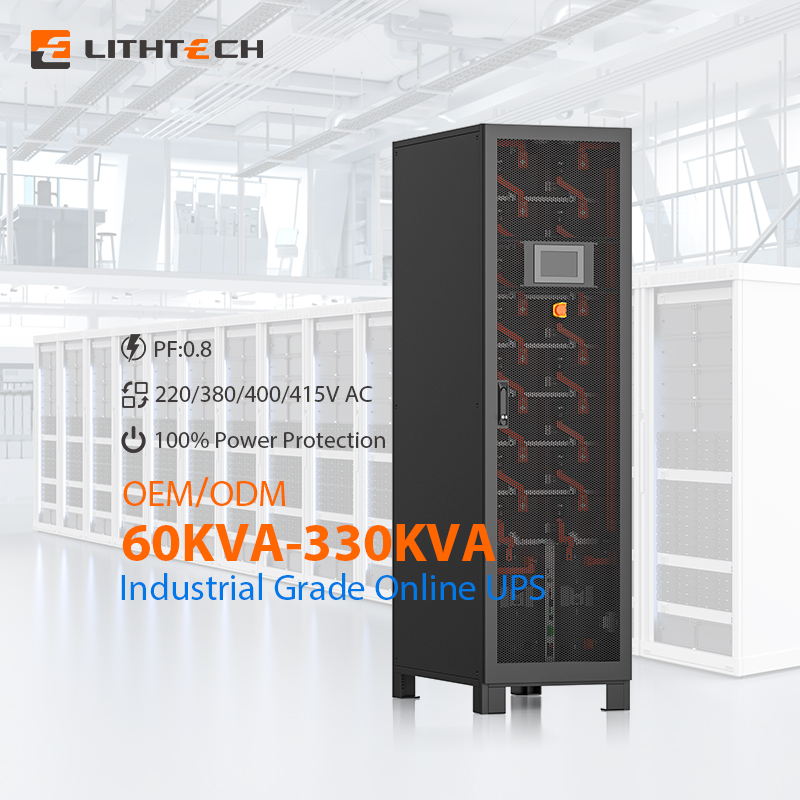 Заводская скидка 1000Kva 200Kva 300Kva 330KVA Online Ups источник бесперебойного питания Ups с батареей LiFePo4 емкостью 83kWh 300kWh