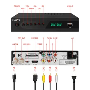 Meksika pazarı Hd alıcı dijital tv dekoder fta set top box dijital Tv Tuner atsc dekoder tv dijital atsc