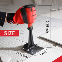Extracteur de garnitures, outil de dépose de carreaux de 4 pouces, outil de dépose de plinthes |   Outil de démontage de garnitures pour travaux commerciaux et améliorations domestiques