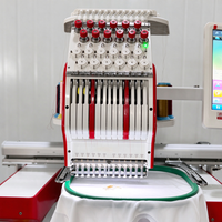 Machine à broder informatisée à grande vitesse avec 15 aiguilles pour la fabrication de chapeaux et de casquettes