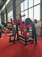 Machine à presser les épaules à charge libre, série trois rails, siège 8 positions, isolauxalatère, 5 niveaux de résistance, en acier inoxydable, robuste, pour salle de sport