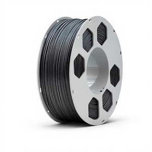 Filament d'impression 3D en fibre de carbone ABS de qualité industrielle, noir, 1,75 mm, 1 kg, haute résistance pour prototypes fonctionnels - Product Image 1