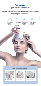 Mini Masajeador Eléctrico de Silicona para Cuerpo, Hombros, Cuello y Cuero Cabelludo, Masajeador Vibrador para el Cuidado del Cabello, Relajación y Alivio del Estrés - Product Image 2