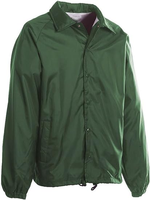 Veste Coach pour homme coupe-vent classique noir en nylon résistant à l'eau coupe décontractée boutons-pression manteau vierge