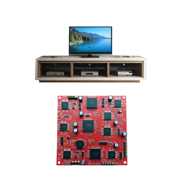 High Multilayer FR4 PCB Circuit Board Universal TV Board for CRT Color TV ISO9001 Certified 1-5 oz Copper Thickness China OEM