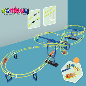 Set di Blocchi per Costruzioni con Pista per Palline Rotolanti Fai-da-Te Educativo in Plastica - 4 Palline - Product Image 2