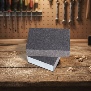 Sponge 4 Side Sponge <b>Block</b> 100/180/220 Grit 320-1200 Grit Soft <b>Foam</b> Aluminum Oxide for Hand Sanding Portable Sanders Versatile - Product Image 2