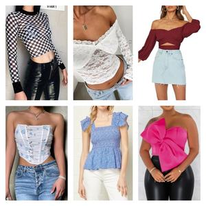 Vente en gros de vêtements pour femmes, robes décontractées, hauts, t-shirts, emballages mixtes, expédition aléatoire de vêtements - Product Image 5