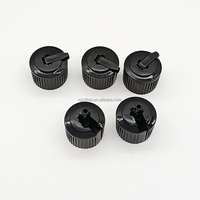 Capuchon de tourelle rabattable en plastique de 28mm 28/410 bouchon à vis pour bouteilles en plastique de 100ml Capuchon rabattable de 18mm avec pompe et pulvérisateur