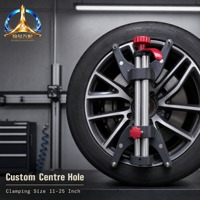 Pince d'alignement de roue réglable WL/11"-25" – Outil de serrage de jante 11-25 pouces pour réparation automobile, capacité 150 kg, 220 tr/min