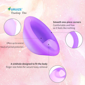 Hersteller 100% Medical Silicone Menstruation scheibe Zeitraum Disco Menstruation sammler Wieder verwendbare Menstruation scheibe zum Verkauf - Product Image 2