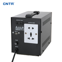 Stabilisateur de tension de type relais STR 1500VA CNTR monophasé 220V 230V 110V régulateur de tension automatique AVR pour TV réfrigérateur cuisinière