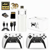 Konsol Game TV Retro X2L 64GB 40000+ Game S905L Pengontrol Nirkabel Ganda Kotak Game HDMI 4K