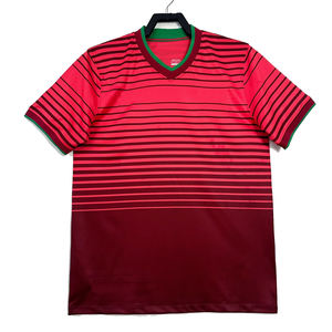 Uniformes de Fútbol de Verano, Camiseta Retro de Portugal 2014 con Mangas Cortas Estampadas, Uniforme de Competición de Clubes Europeos - Product Image 1
