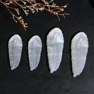 Sélénite <span class=keywords><strong>blanche</strong></span> cristal pierre sélénite tête de Dragon tour Point <span class=keywords><strong>baguette</strong></span> renard <span class=keywords><strong>Angle</strong></span> bouddha ornements pour la méditation - Product Image 5